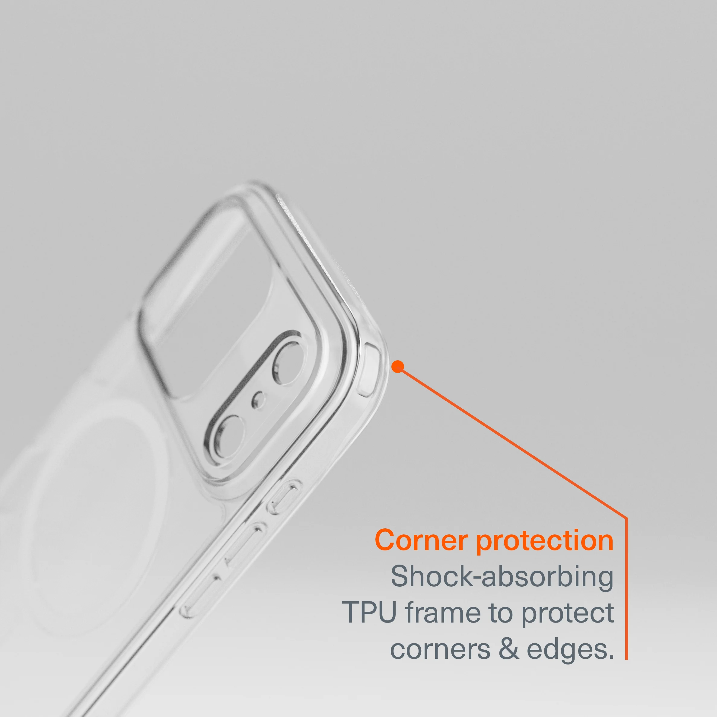 Magnetic Clear Case for iPhone 17 Pro Max - Image 3