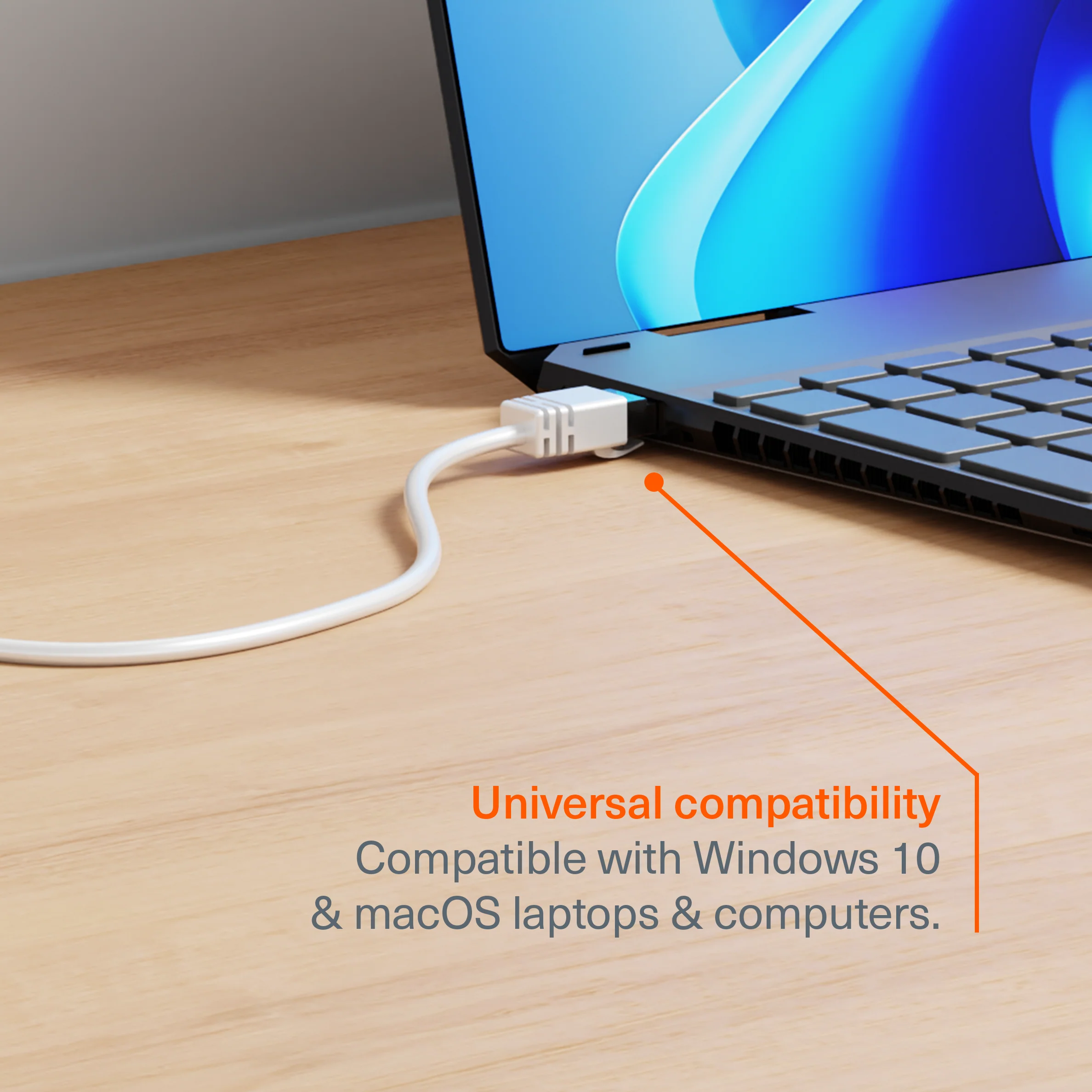 CAT6 RJ45 Gigabit Ethernet Cable - 1M - Image 4