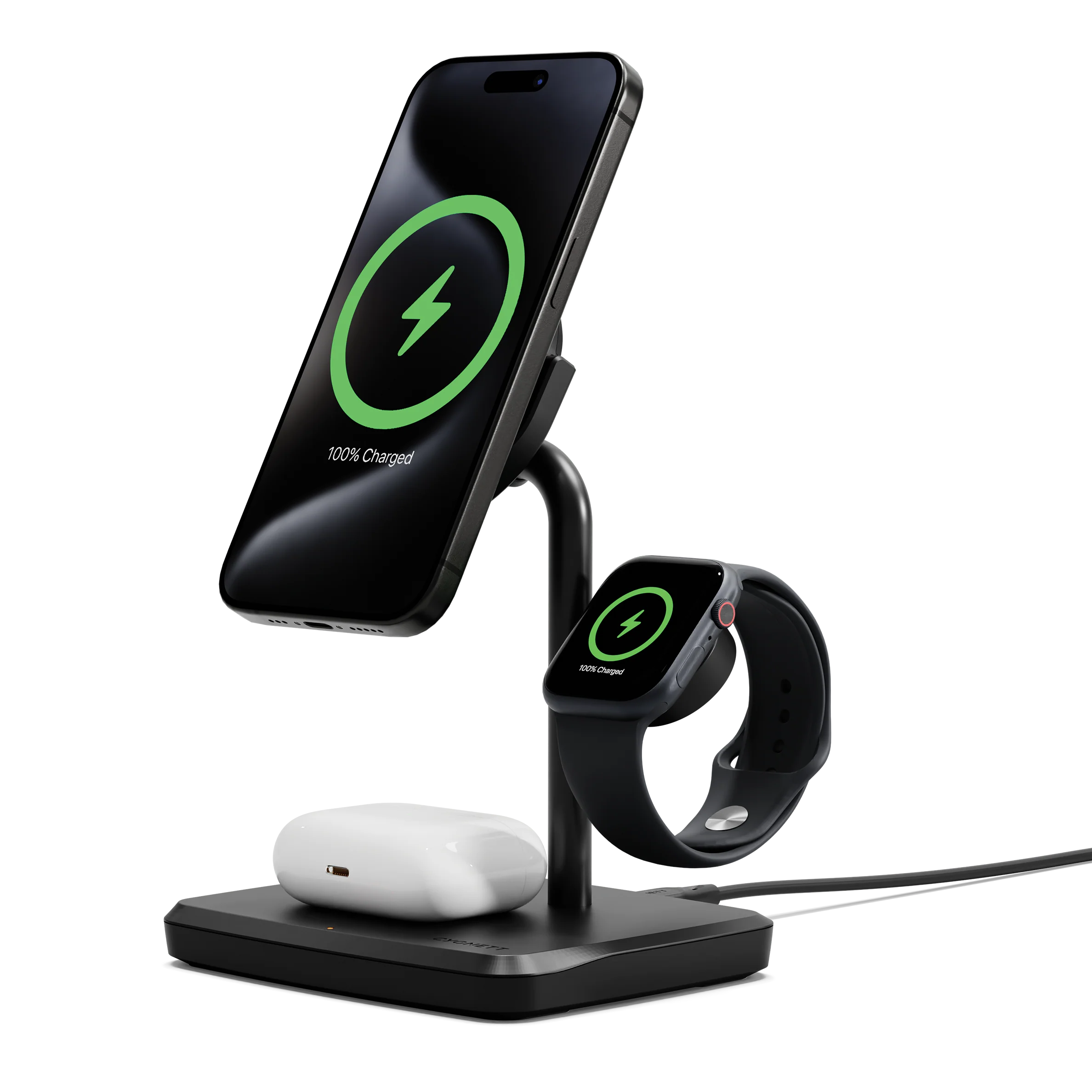 3-in-1 Magnetic Wireless Charger Qi2