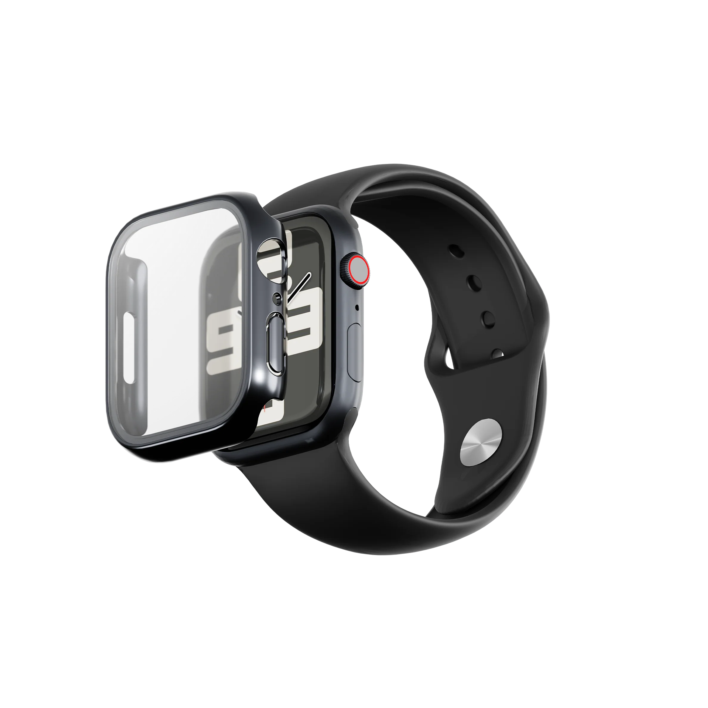 Apple Watch 7 Case with Glass Screen Protector 41mm
