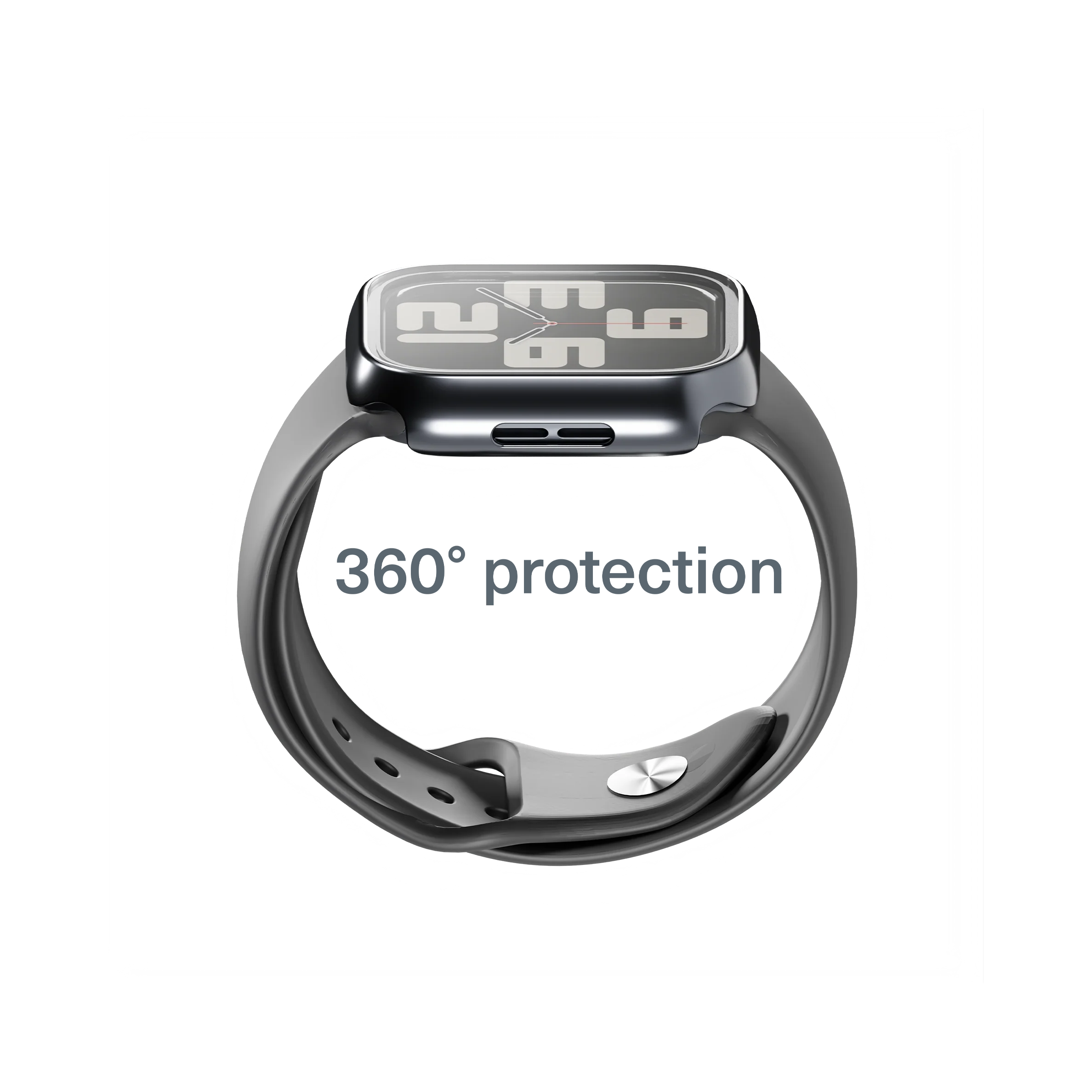 Apple Watch 7 Case with Glass Screen Protector 41mm - Image 4
