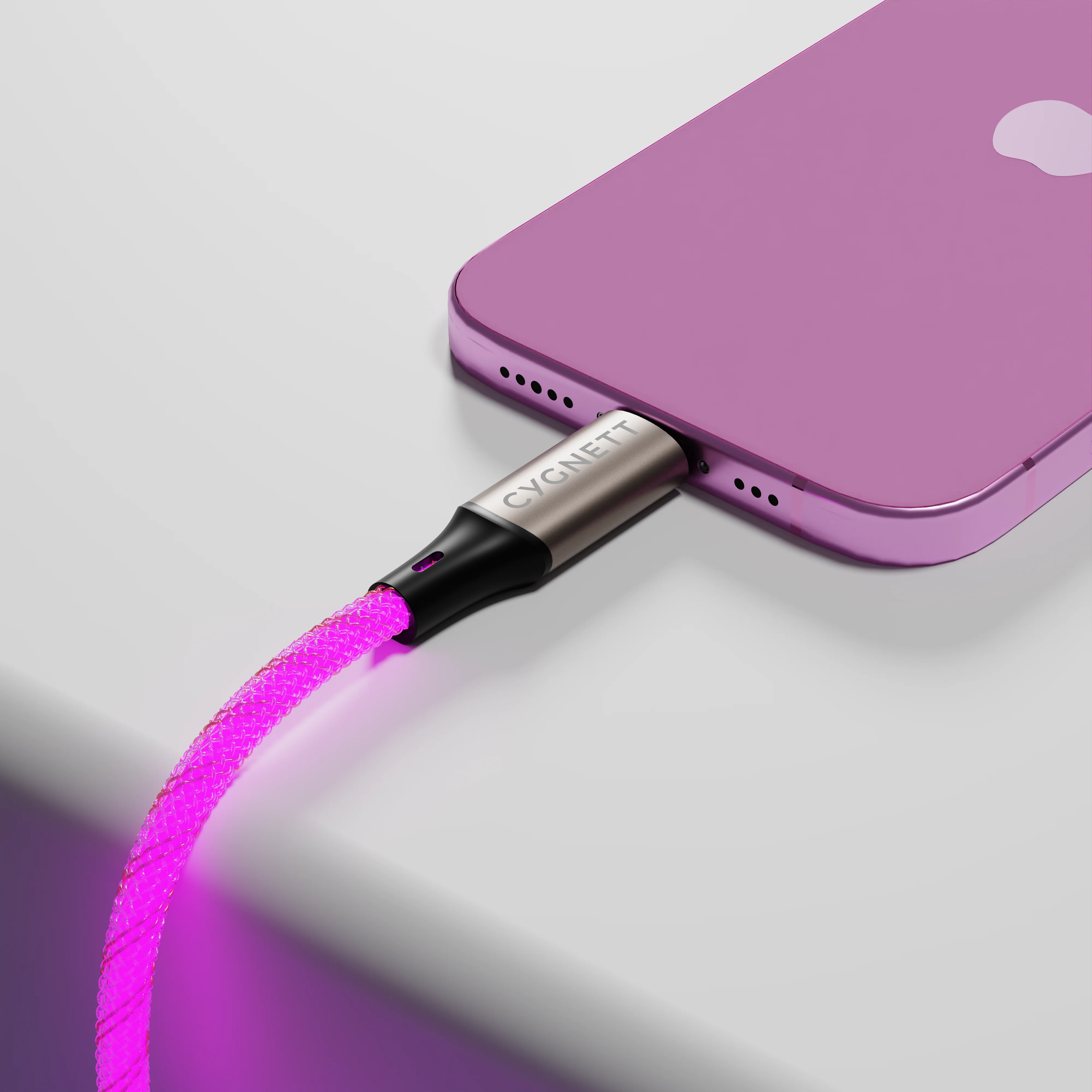 USB-C to USB-A Light Up Cable - 1.2M - Image 3