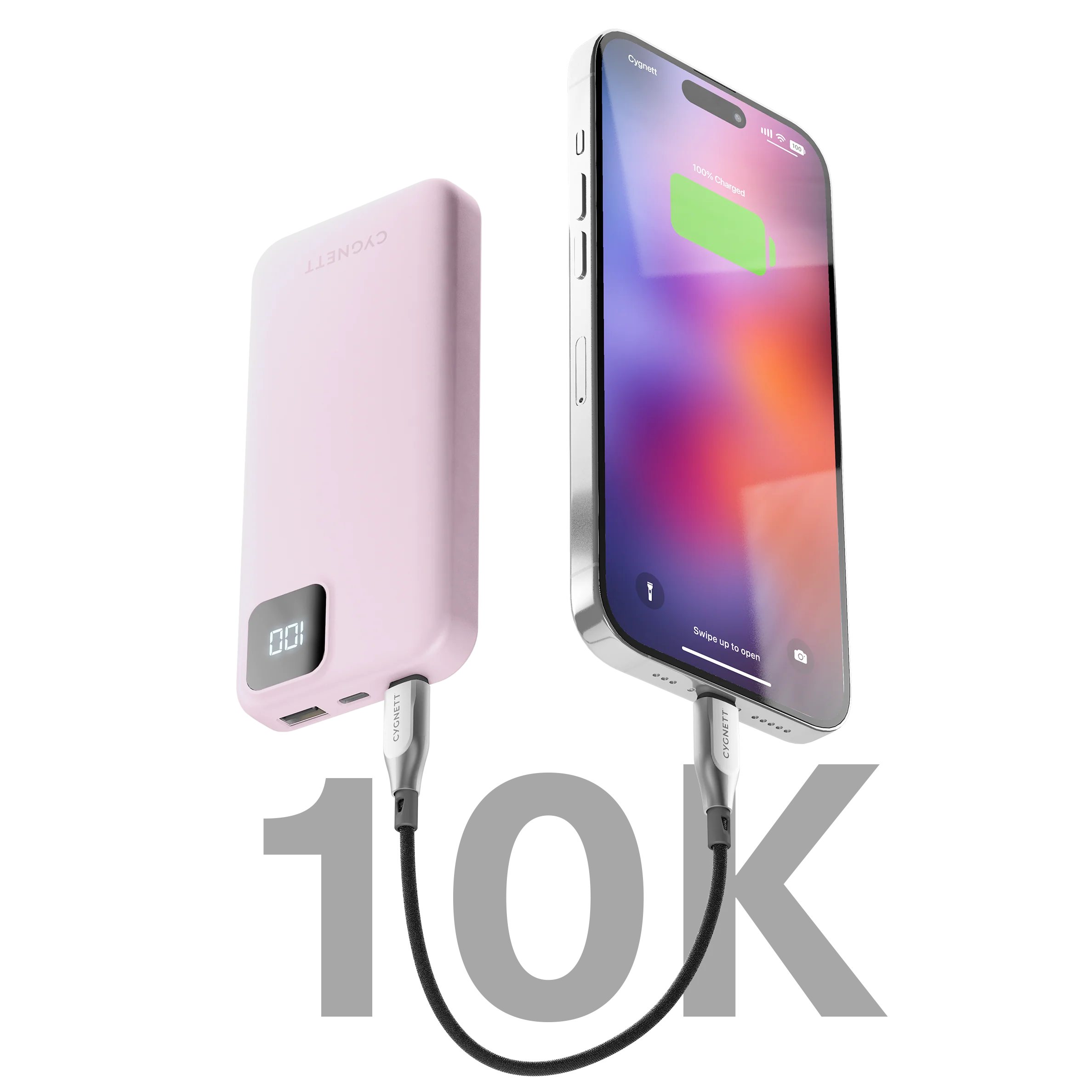 Power Bank 10K – Transcendent Pink - Image 2