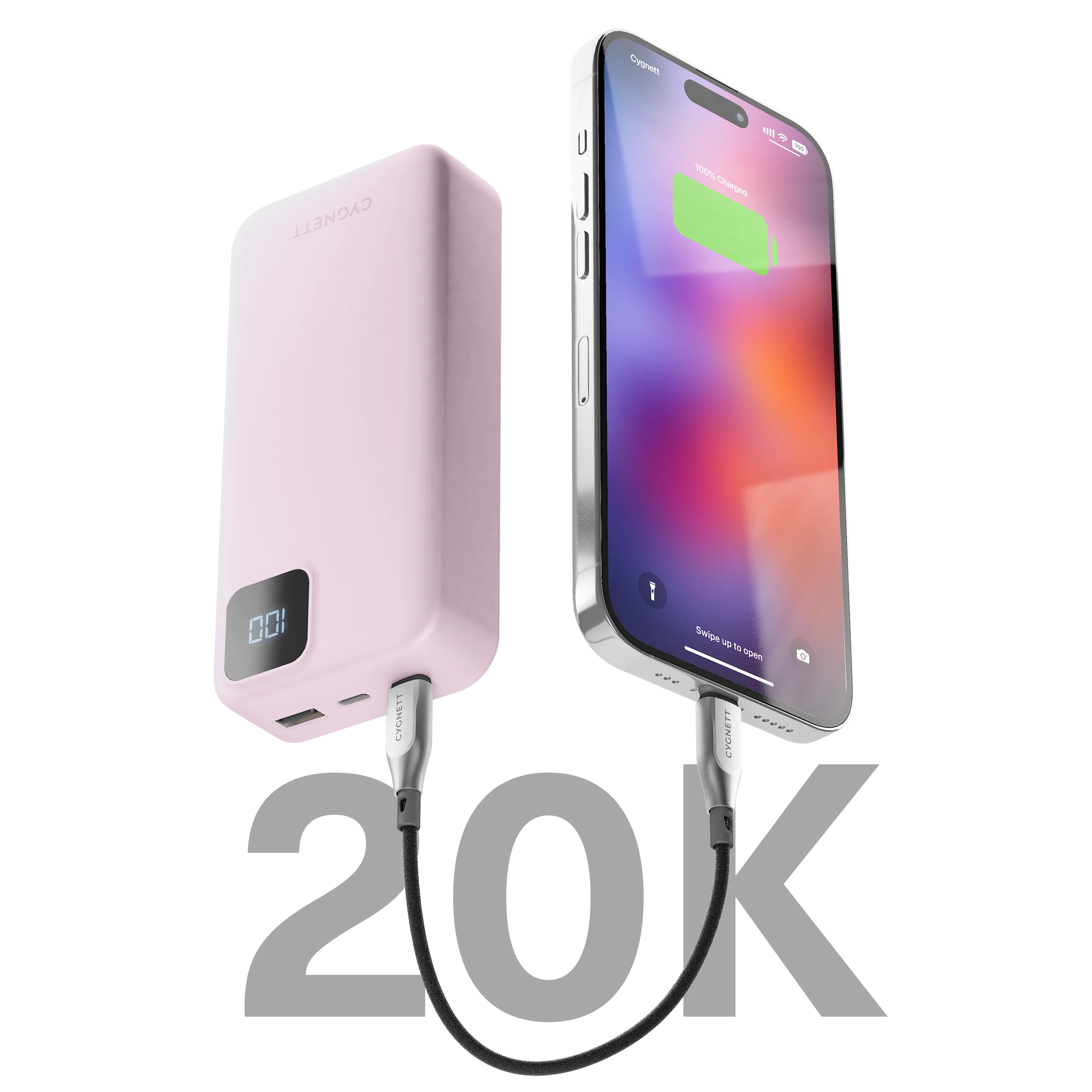 Power Bank 20K – Transcendent Pink - Image 2
