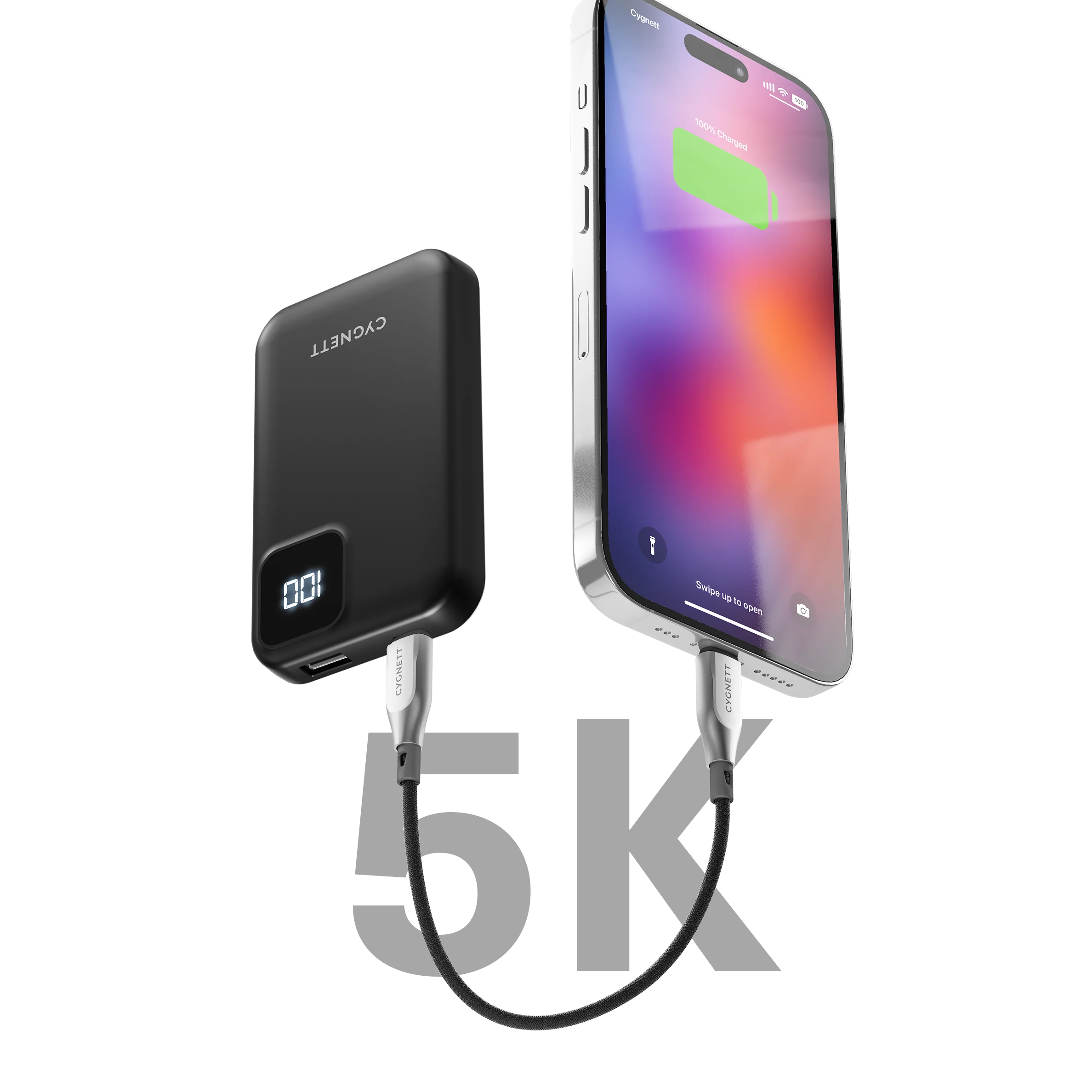 Power Bank 5K – Black - Image 2
