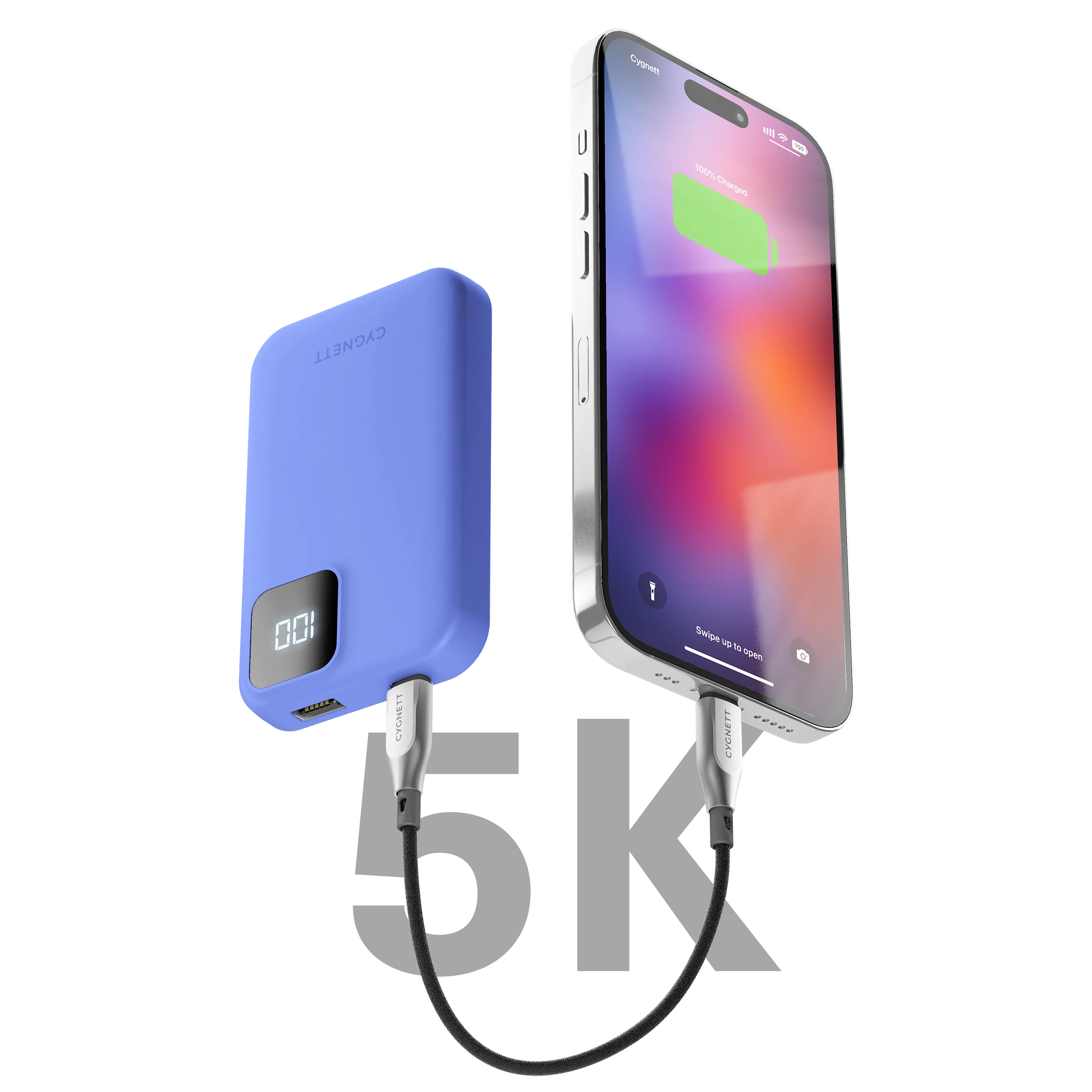 Power Bank 5K – Blue - Image 2