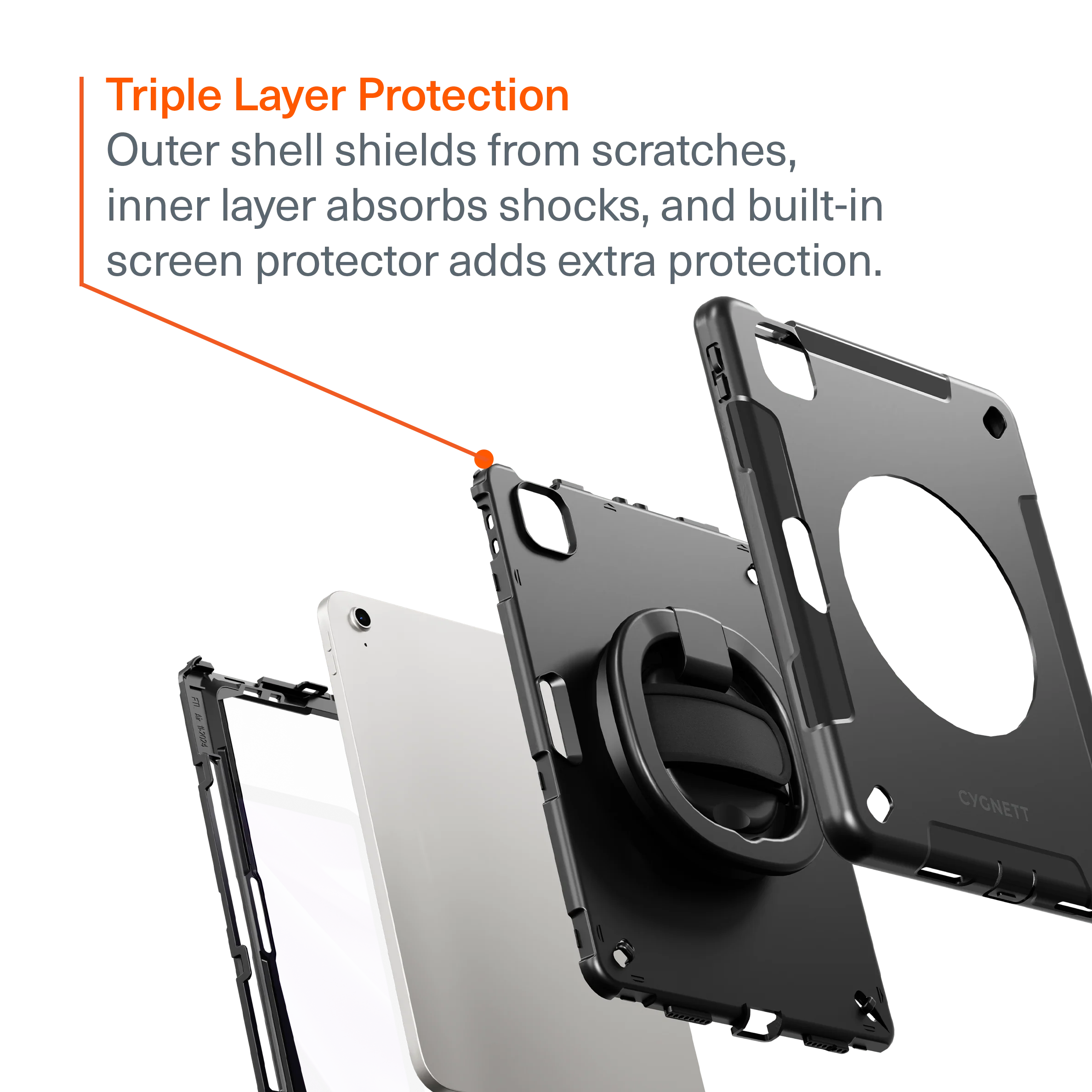 Heavy Duty Case for iPad Air 11" (M4/M3/M2) - Image 2