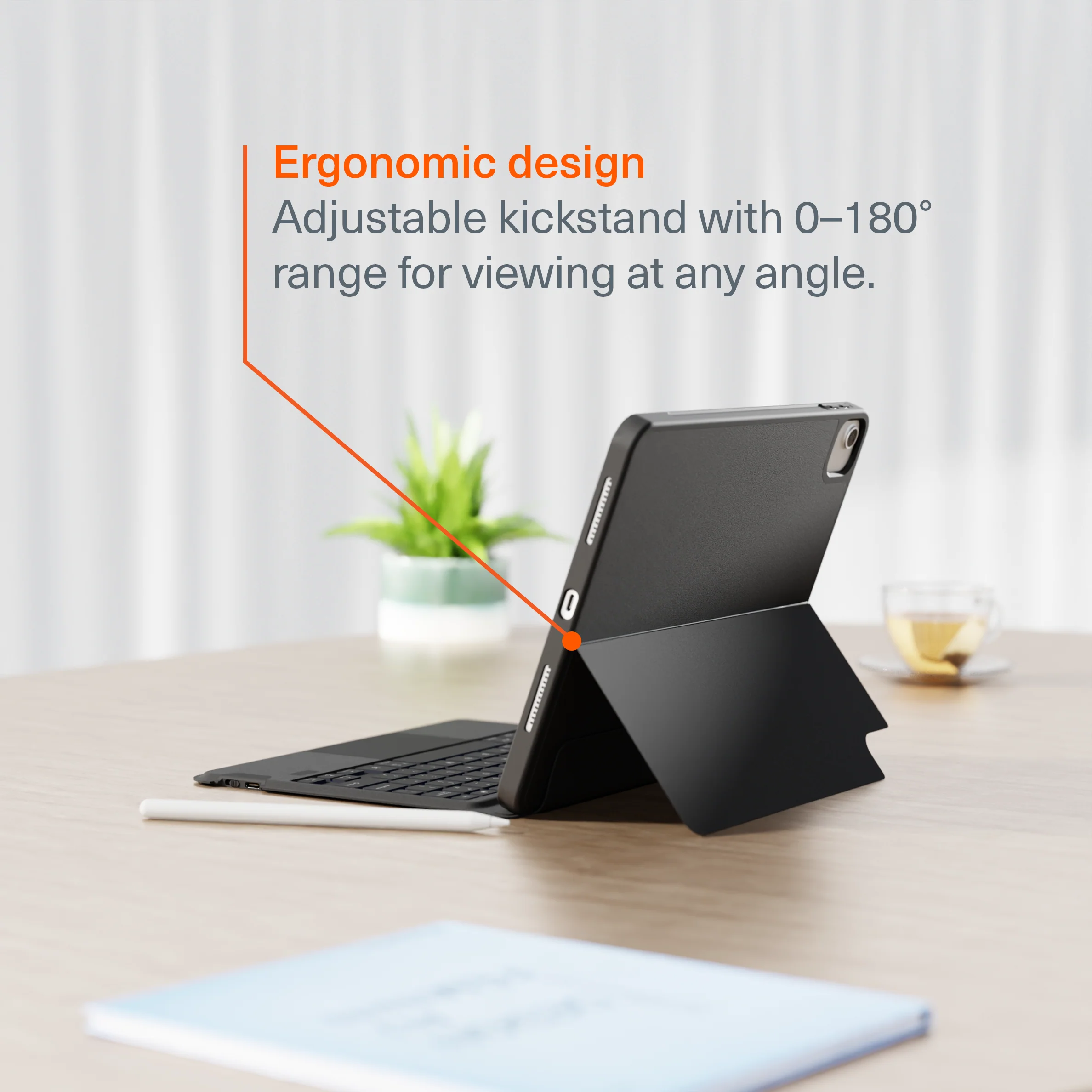 Magnetic Wireless Keyboard Case For iPad Air M4-M3-M2 11” - Image 6