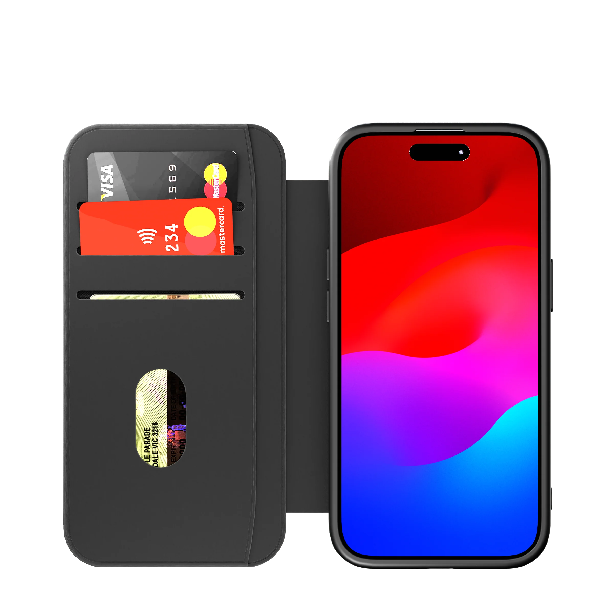 Leather Wallet Case for iPhone 15 Pro - Image 4