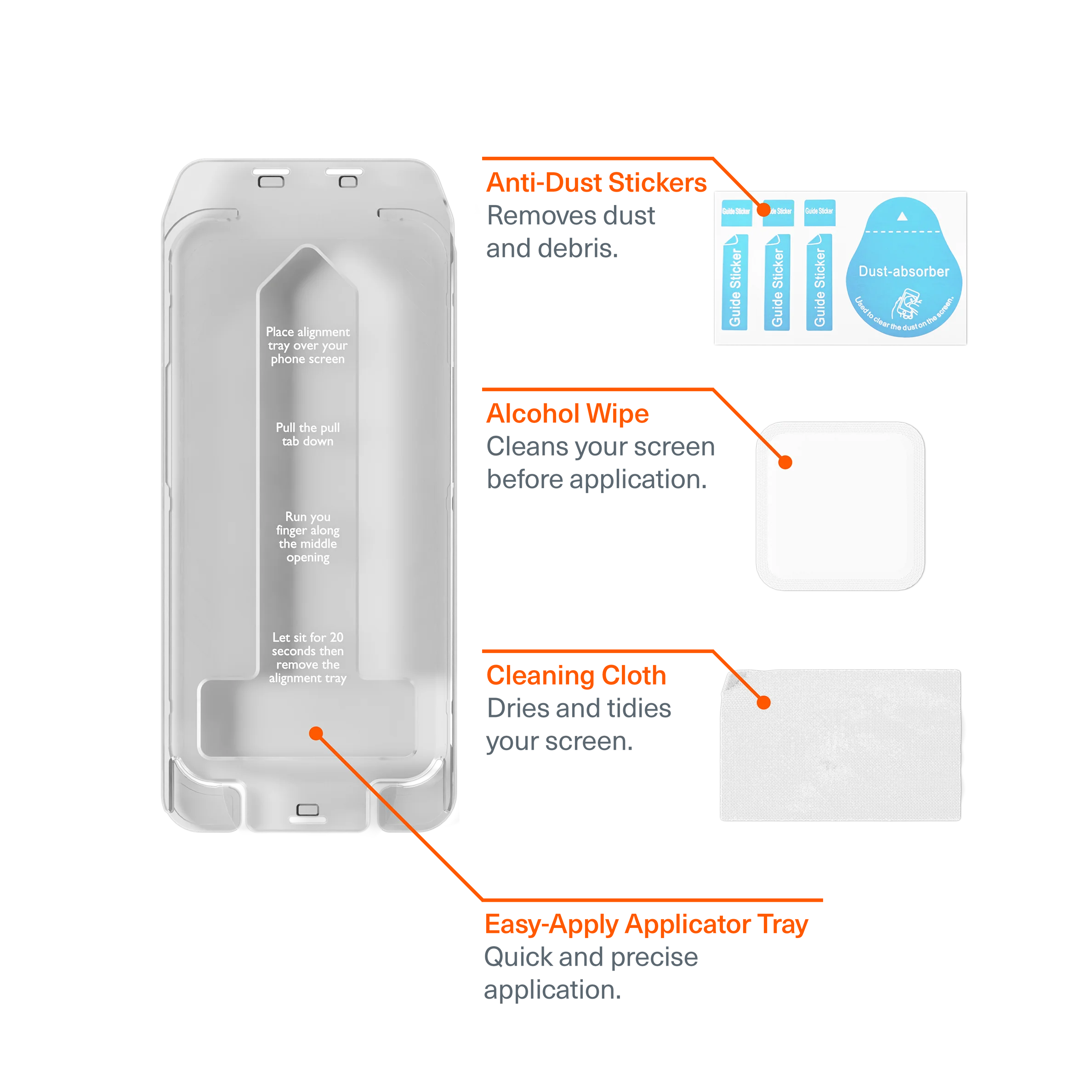 Glass Screen Protector for iPhone 15 Plus/16 Plus - Image 2