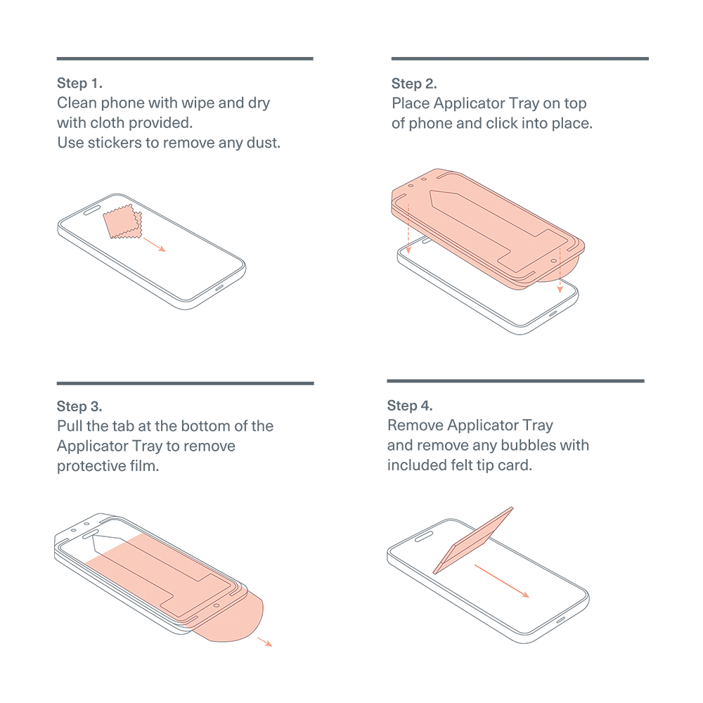 4-Way Privacy Screen Protector For iPhone 17 Pro Max - Image 4