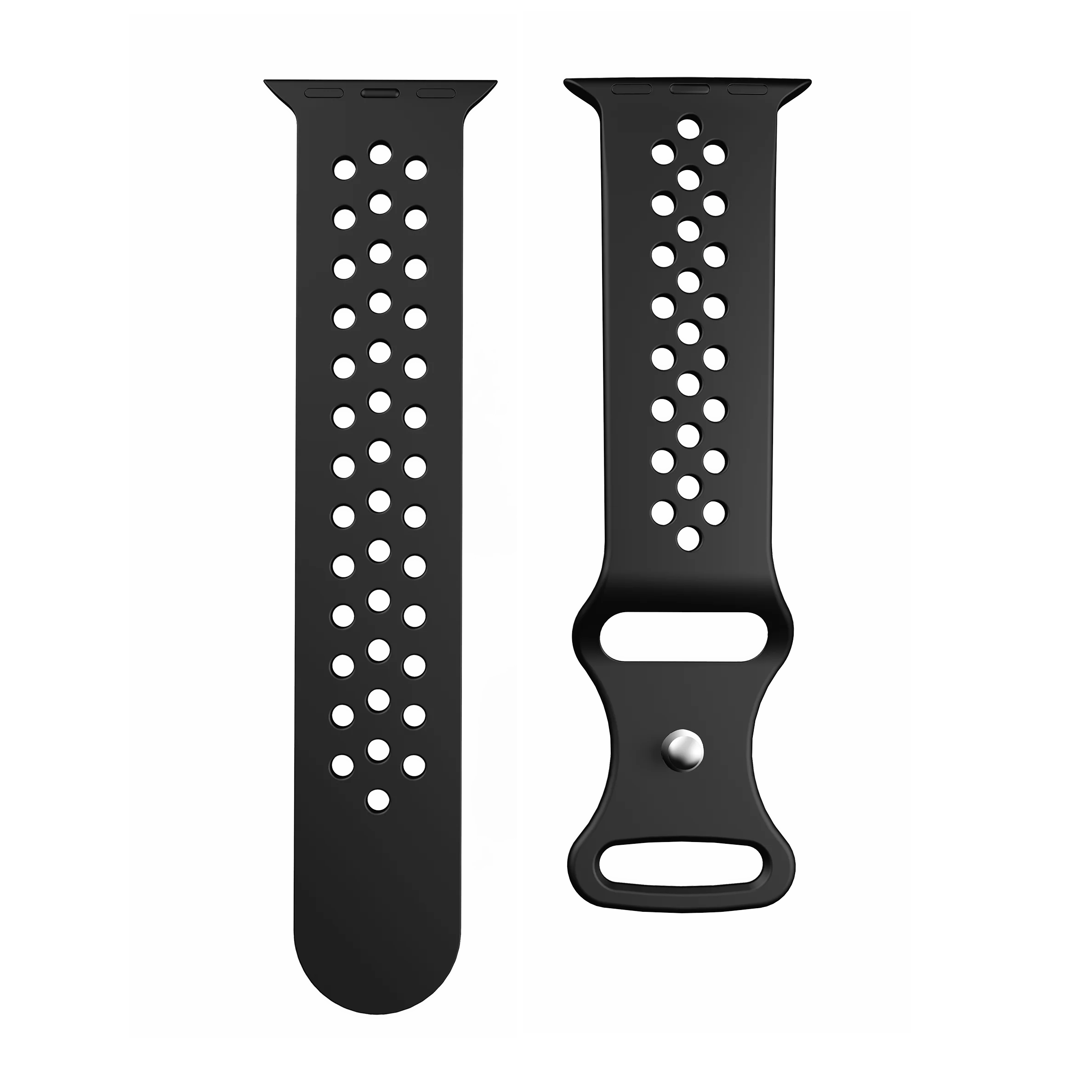 Silicone Sports Bands for Watch Series 3/4/5/6/7/8/9/10/SE (42/44/45/46mm & Ultra/Ultra 2 49mm) - Image 2