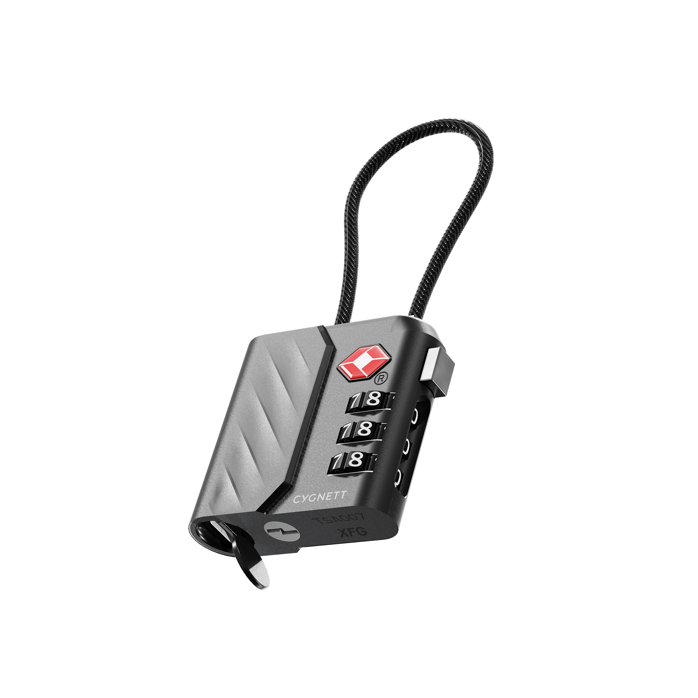 Bluetooth® TravelTag TSA Lock with USB-C Recharging