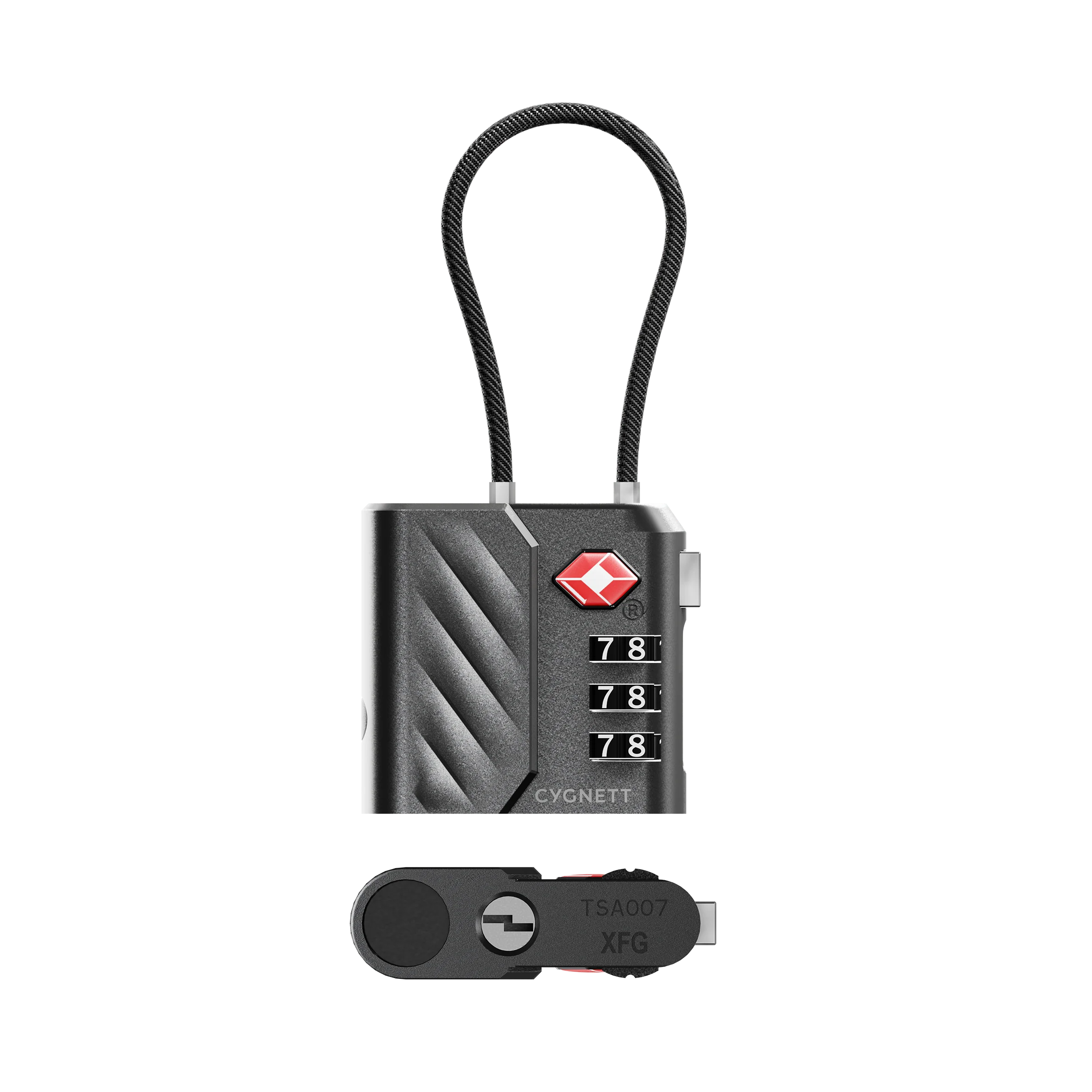 Bluetooth® TravelTag TSA Lock with USB-C Recharging - Image 3